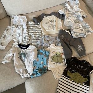 Baby Boy Star Wars Lot 3-6 months